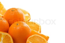 Isolated oranges | Stock image | Colourbox