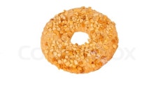 Cookies with nuts isolated | Stock image | Colourbox