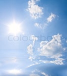 Deep blue sky | Stock image | Colourbox