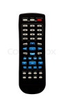 Black remote control | Stock image | Colourbox