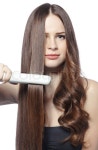 빛나는법 희율 hair(헤어) | Portrait of young beautiful girl using ... | Stock image | Colourbox