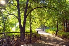 Park in spring time | Stock image | Colourbox