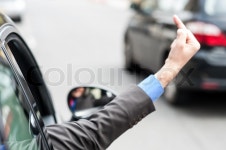 Evil gesture | Stock image | Colourbox
