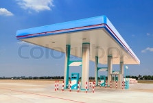 Gas Station | Stock image | Colourbox