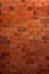 Red brick wall | Stock image | Colourbox