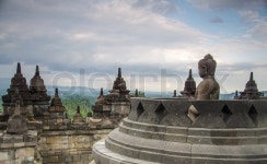 Borobudur Temple, Yogyakarta, Java, ... | Stock image | Colourbox