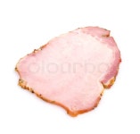 Spicy ham on white background | Stock image | Colourbox