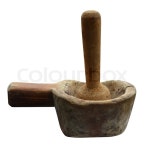 Wooden mortar Grinder | Stock image | Colourbox