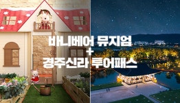 경주 신라투어패스 48시간권 + 바니베어 뮤지엄 - 와그 WAUG