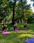 방콕 룸피니 공원에서 즐기는 모닝 요가 플로우 by Sati om Yoga