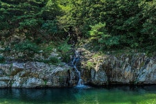 가평 용소폭포 구름다리(펜션앞 용소계곡)