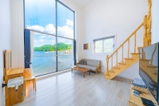 통영 바이더씨스파펜션 / 전객실오션뷰 / 터미널인근