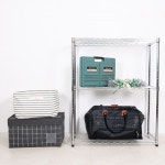 LATELY(레이틀리) [레이틀리] 이동식 틈새장 3단 주방선반 대