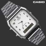 LATELY(레이틀리) [레이틀리] 카시오 시계 CASIO 메탈 AQ-230A-7B 스퀘어 빈티지