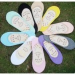 LATELY(레이틀리) [레이틀리] 숙녀FU패션 용신 패션잡화 투톤라인 베이직한 양말