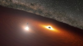 Animation of Black Hole Disk Flare in OJ 287 | NASA Jet Propulsion Laboratory (JPL)