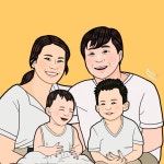 캐리커쳐·인물 외주:  디지털팝아트초상화 그려드립니다 크몽