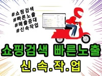 쇼핑몰·스토어 외주:  쇼핑 검색 신속하게 빠른노출드립니다 크몽