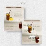 카페,뷰티샵 등 음료 메뉴, 메뉴판 포트폴리오 - 크몽