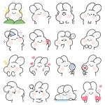 이모티콘 제작, 이모티콘 포트폴리오 - 크몽