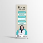 X배너 디자인 - 아워스 한의원, 현수막·X 배너 포트폴리오 - 크몽