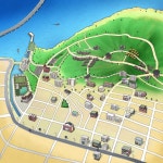 마을지도 초안, 일러스트 포트폴리오 - 크몽