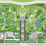 공원 안내지도, 일러스트 포트폴리오 - 크몽