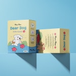 Dear dog_ 반려동물 유기농 사과 간식 박스 패키지, 패키지 포트폴리오 - 크몽