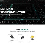 반도체 토탈 솔루션 기업 (주)명지반도체 공식 기업 웬사이트 제작, 워드프레스 포트폴리오 - 크몽