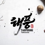 태풍 태권도 캘리그라피 디자인, 캘리그라피 포트폴리오 - 크몽