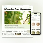 HUMEAL Inc. 주식회사 휴밀 자연 건강식품 기업소개 웹사이트 제작, 아임웹 포트폴리오 - 크몽