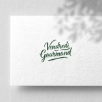 로고 디자인 포트폴리오 - 크몽 식당로고 | "겸손은힘들다 뉴스공장... 금요미식회의 파리1호 식당 로고 브랜딩, 로고 디자인 포트폴리오 - 크몽