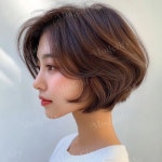 여성 단발머리 헤어스타일(C컬, 모즈컷 등), AI 디자인 포트폴리오 - 크몽