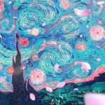 [미디어 아트] 컬러나인 한의원 - Cherry Blossoms, 미디어 아트 포트폴리오 - 크몽