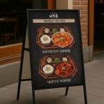 찜닭 닭도리탕 전문점 A배너 디자인 제작, 메뉴판 포트폴리오 - 크몽