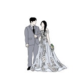 웨딩청첩장 디자인 해드립니다, 캐리커쳐 포트폴리오 - 크몽