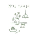 디저트 카페 로고 누크하우스(nook house), 로고 디자인 포트폴리오 - 크몽