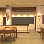 부산 광안리 칼국수 전문점 인테리어 디자인, 3D 공간 모델링 포트폴리오 - 크몽