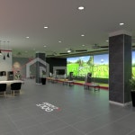 OO실내골프연습장(스크린골프장) 인테리어 디자인 도면 설계, 3D 공간 모델링 포트폴리오 - 크몽