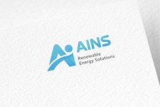 언남에너지유한책임회사 | 신재생에너지 솔루션 회사 'AINS' 로고 디자인, 로고 디자인 포트폴리오 - 크몽