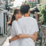 AI모델 커플, 커피숍 친구와 대화 연출 샷, AI 디자인 포트폴리오 - 크몽