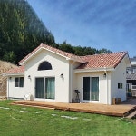 스페니쉬 기와의 심플한 단층 목조주택 설계 및 시공, 도면 제작·수정 포트폴리오 - 크몽