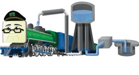 급수탑 자료 일러스트, 일러스트 포트폴리오 - 크몽