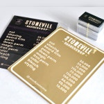 스톤빌 메뉴판 및 현판, 메뉴판 포트폴리오 - 크몽