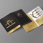 광교리본한의원_2단리플렛_한면A4, 전단지·포스터·인쇄물 포트폴리오 - 크몽