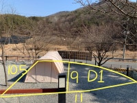 캠핏 | 청도 캠프1530 오토캠핑장 | D 사이트