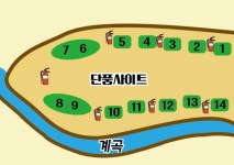 캠핏 | 진천명품 휴미락캠핑장 | 단풍나무(두 가족)사이트