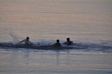 Late night swim | rwhite | Blipfoto Late night swim | rwhite