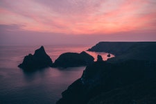 Dusk at Kynance Cove | crabtree | Blipfoto Dusk at Kynance Cove | crabtree