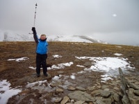 Walk Report - Wee Guy almost got blown away! But managed 2 more Munros • Walkhighlands Walk Report - Wee Guy almost got blown... 